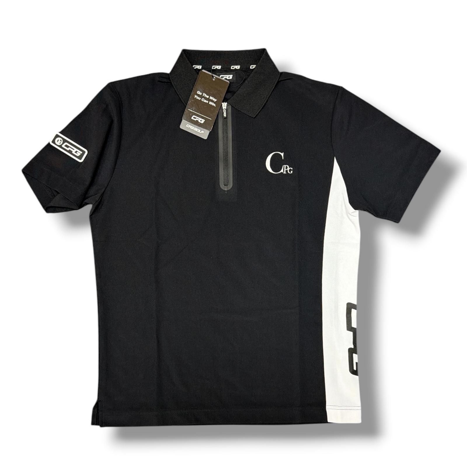 CPG GOLF ポロシャツ 参考上代24200円 未使用 CPG GOLF ハーフジップポロシャツ 半袖