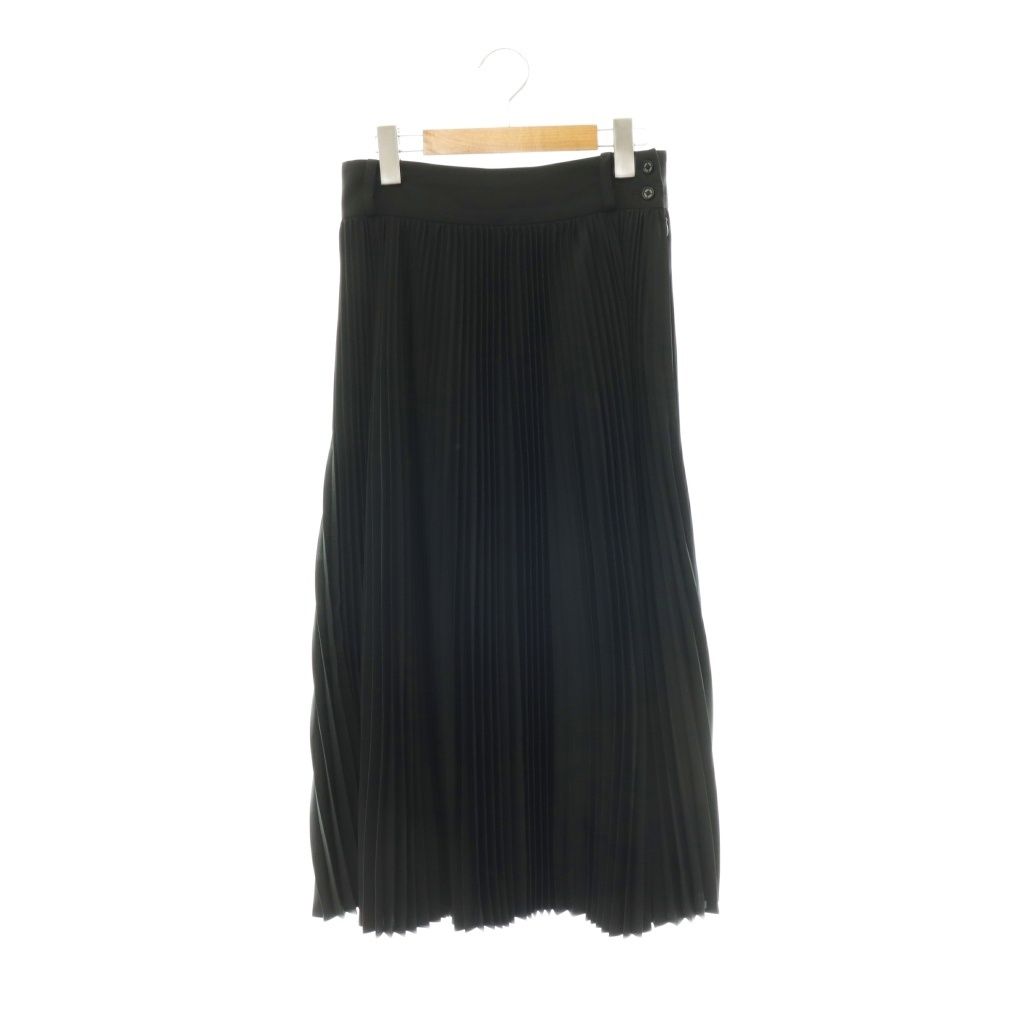 ハイク HYKE PLEATED SKIRT プリーツスカート フレア ロング 2 黒 ブラック 14043 /HS ■OS