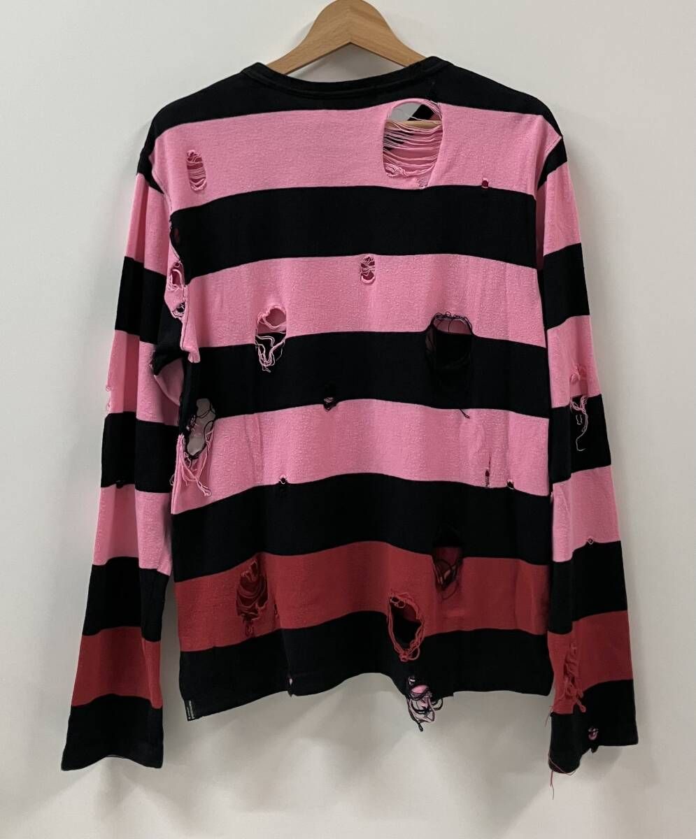 Master mind マスターマインド 長袖Tシャツ MM-TS39-022 ボーダー