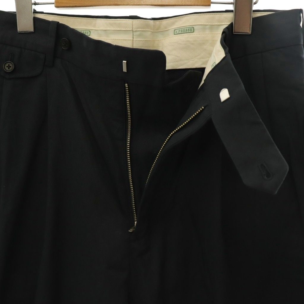 アプレッセ A.PRESSE 24SAP-04-16HType.2 Melange Gabardine Trousers