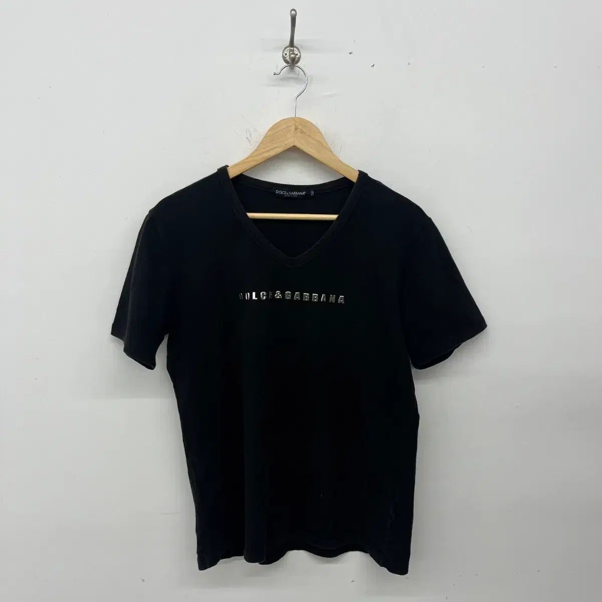 Dolce&Gabbana ドルチェ＆ガッバーナ ロゴ 半袖Tシャツ ブラック レディース Mサイズ 10,827円