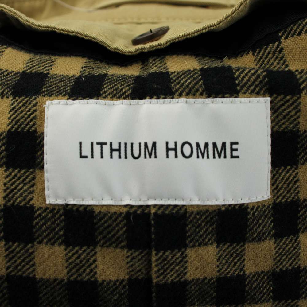 リチウム オム LITHIUM HOMME OLMETEX RAGLAN SLEEVE LONG TRENCH COAT