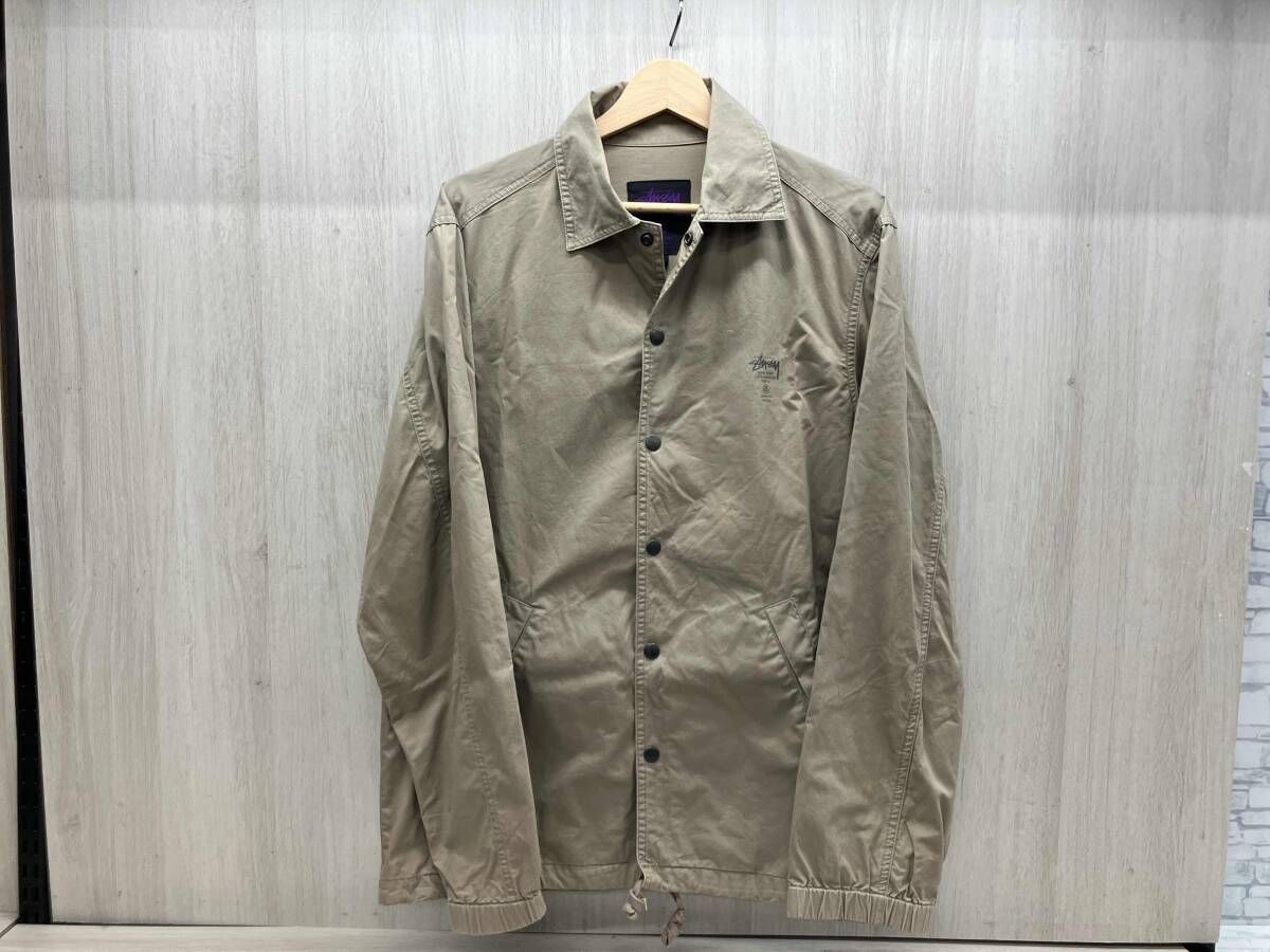 通年 Stussy ステューシー コーチジャケッ胸元ロゴプリント ストリート ブラウン L 6,794円