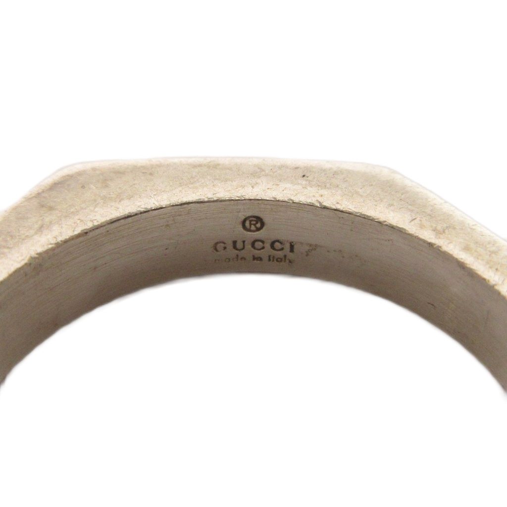 グッチ GUCCI ヘキサゴンナットリング 指輪 六角形 SVR925 13号