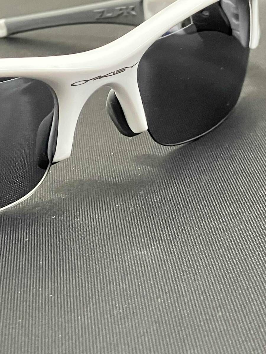 ホワイト OAKLEY／FLAK JACKET ASIA FIT／03-882J／オークリー