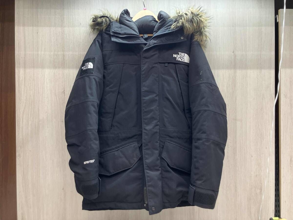 ［現状品］THE NORTH FACE Antarctica PARKA ND91707 ノースフェイス アンタークティカ パーカ size M 左袖ワッペン破損／各所汚れあり