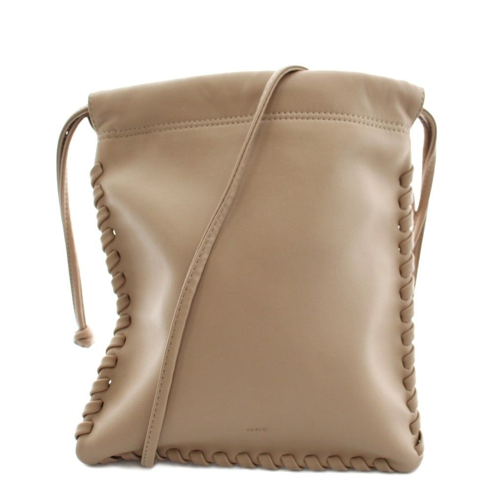 VASIC ハンドバッグ 巾着型 ベージュ ヴァジック VASIC WELLS MINI MINI ショルダーバッグ 巾着 レザー