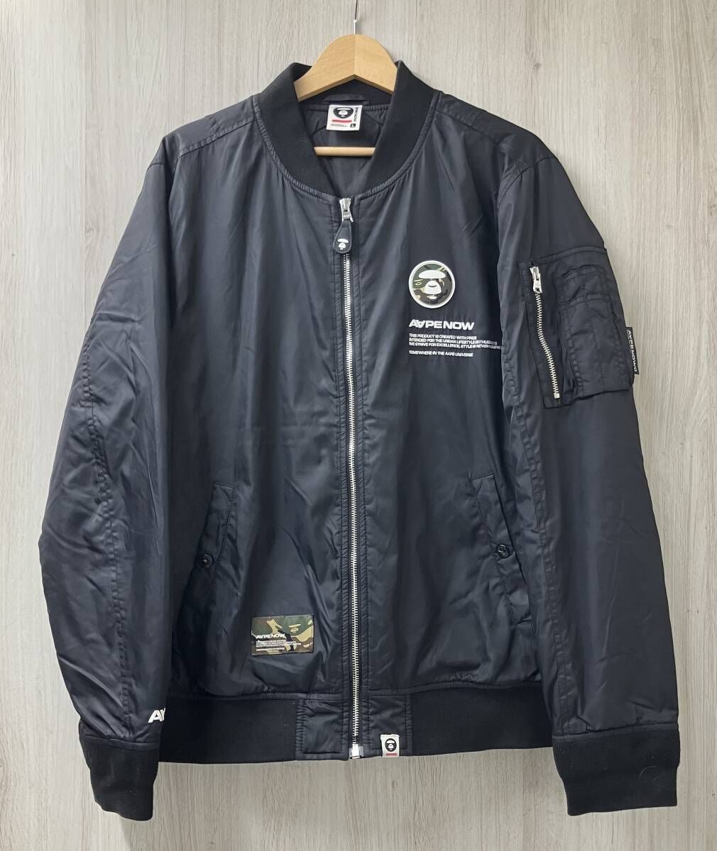 アベイシングエイプ ブルゾンジャケット AAPE BY A BATHING APE アベイシングエイプ AAPJKM7527XXJ 中綿入り