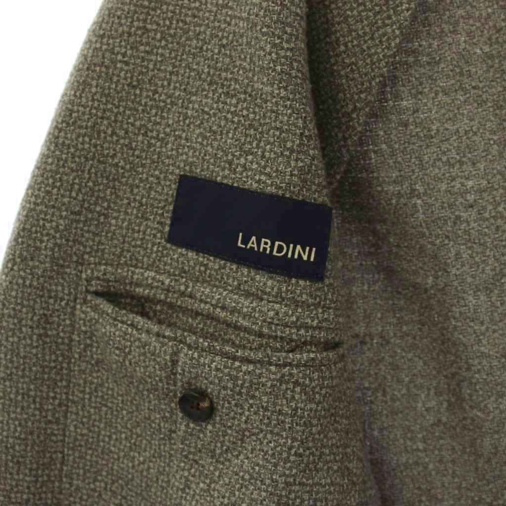 ラルディーニ LARDINI ブートニエール テーラードジャケット ウール 46
