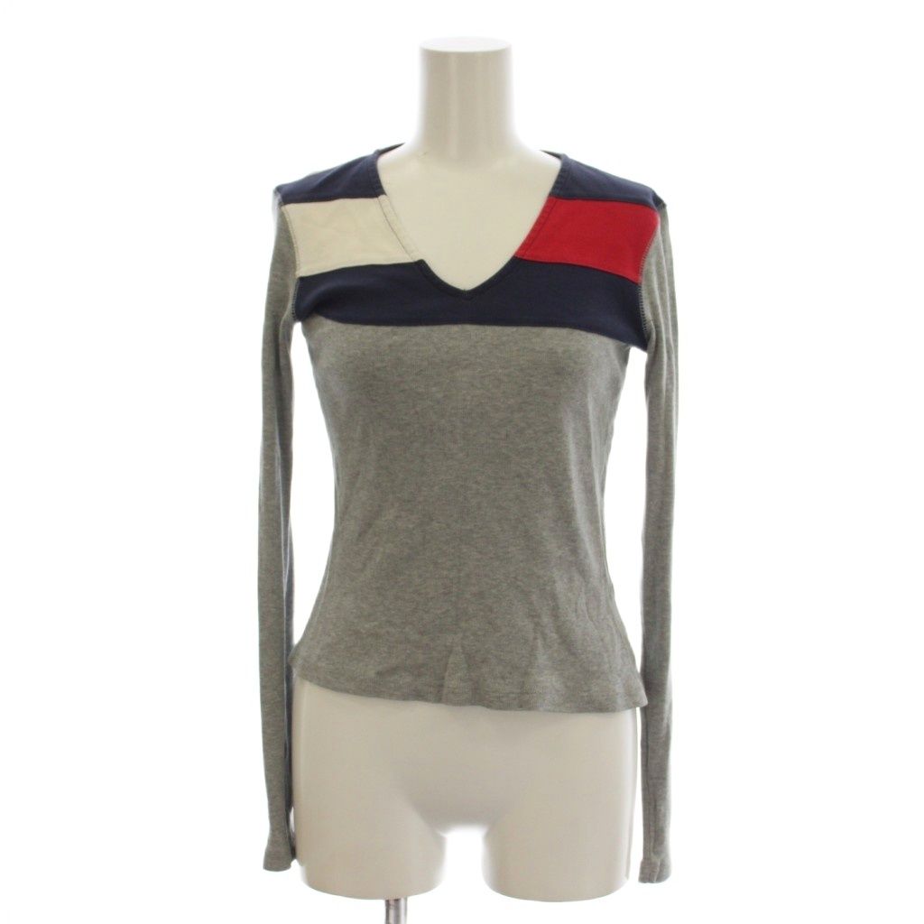 ♡出品 トミーガール tommy girl カットソー XS グレー 紺色 ネイビー 赤