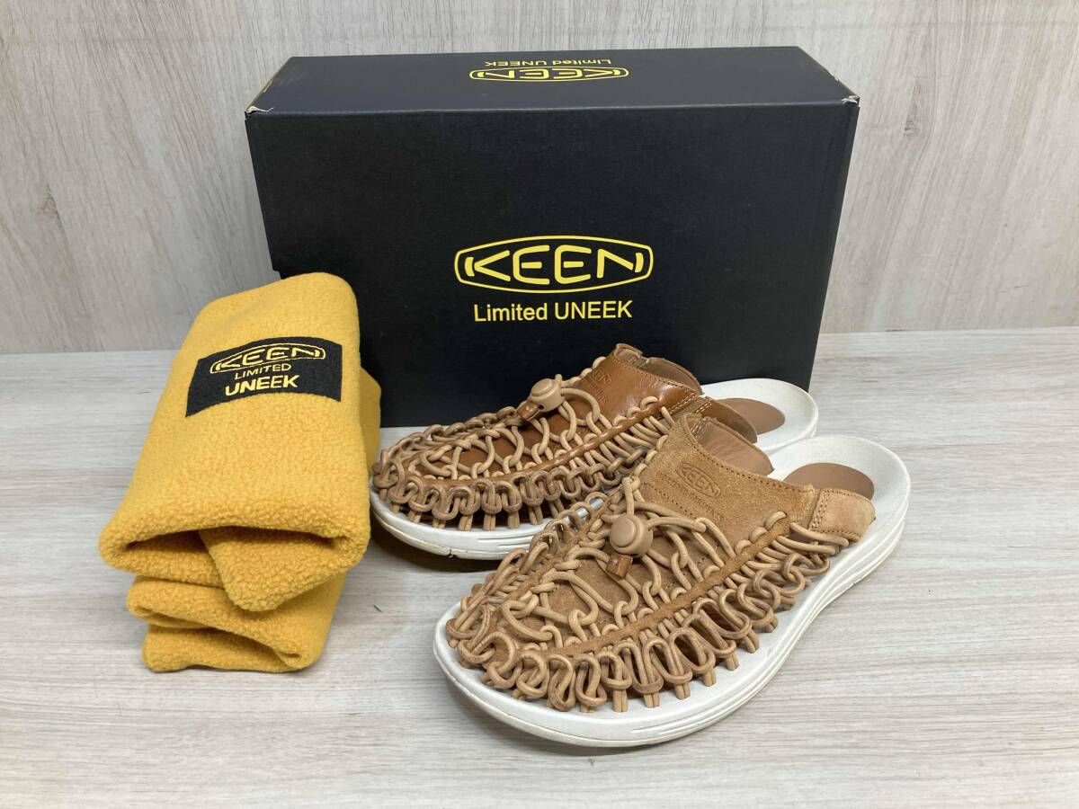 Engineered Garments × KEEN 20SS UNEEK PREMIUM LEATHER SLIDE