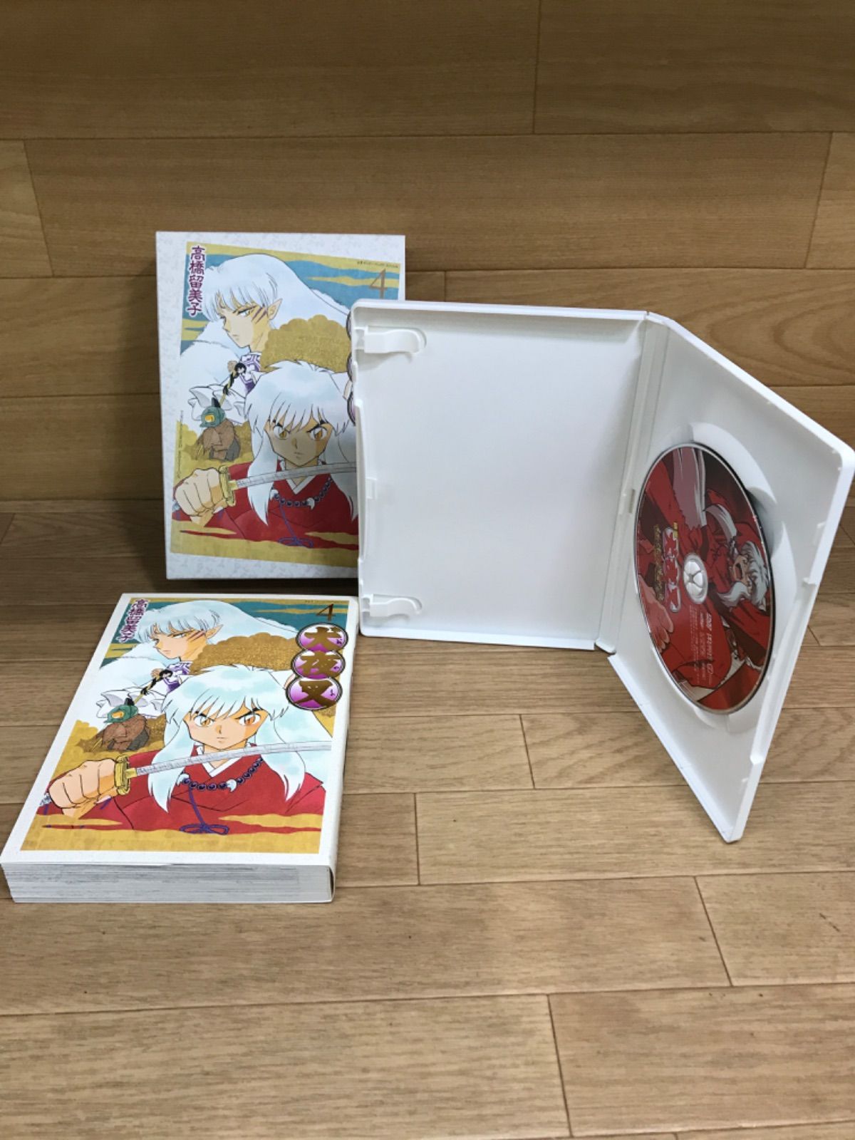 ☆犬夜叉 ワイド版 DVD付き特別版 全4巻セット 高橋留美子《HT18G》S6