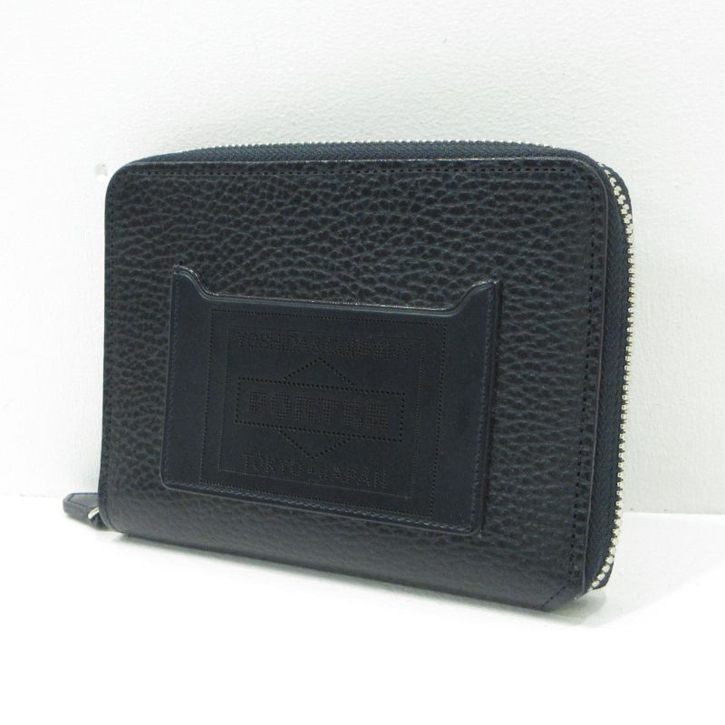 【三重本店】 中古 PORTER | ポーター パスポートケース レザー ブラック 【124】