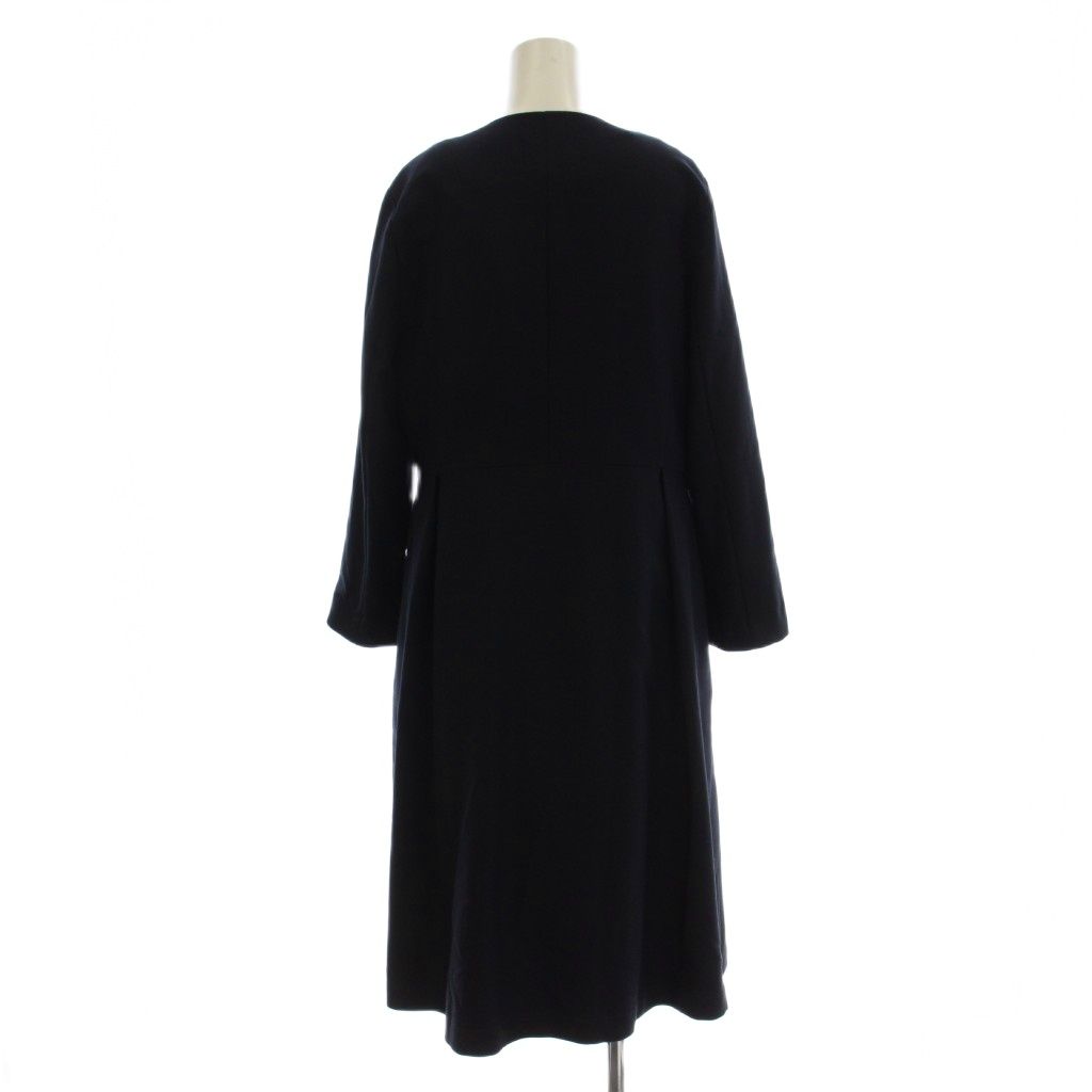 と*と様 【新品】レッセパッセ コート♡ レッセパッセ LAISSE PASSE コート 38 紺 ネイビー 無地 ノーカラー