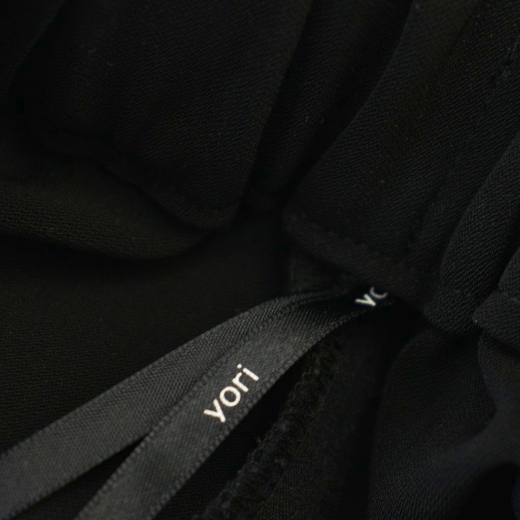 ヨリ yori 23SS セレモニーピンタックパンツ クロップド スリム