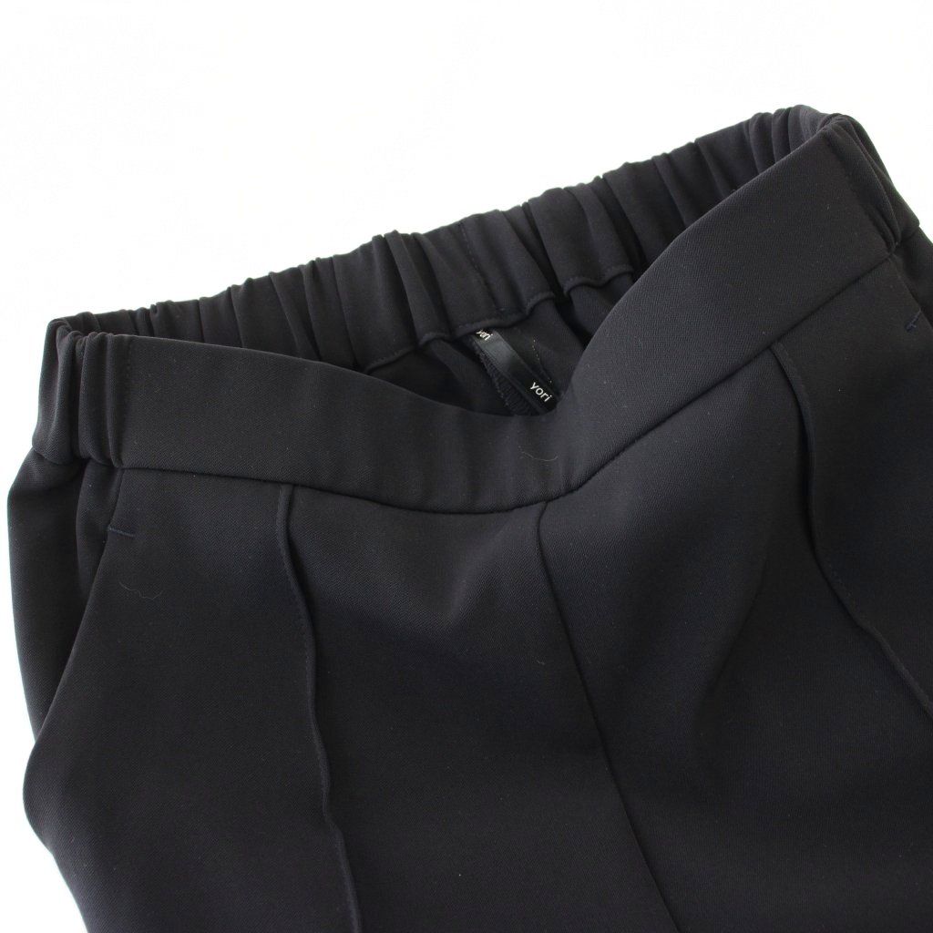 ヨリ yori 23SS セレモニーピンタックパンツ クロップド スリム