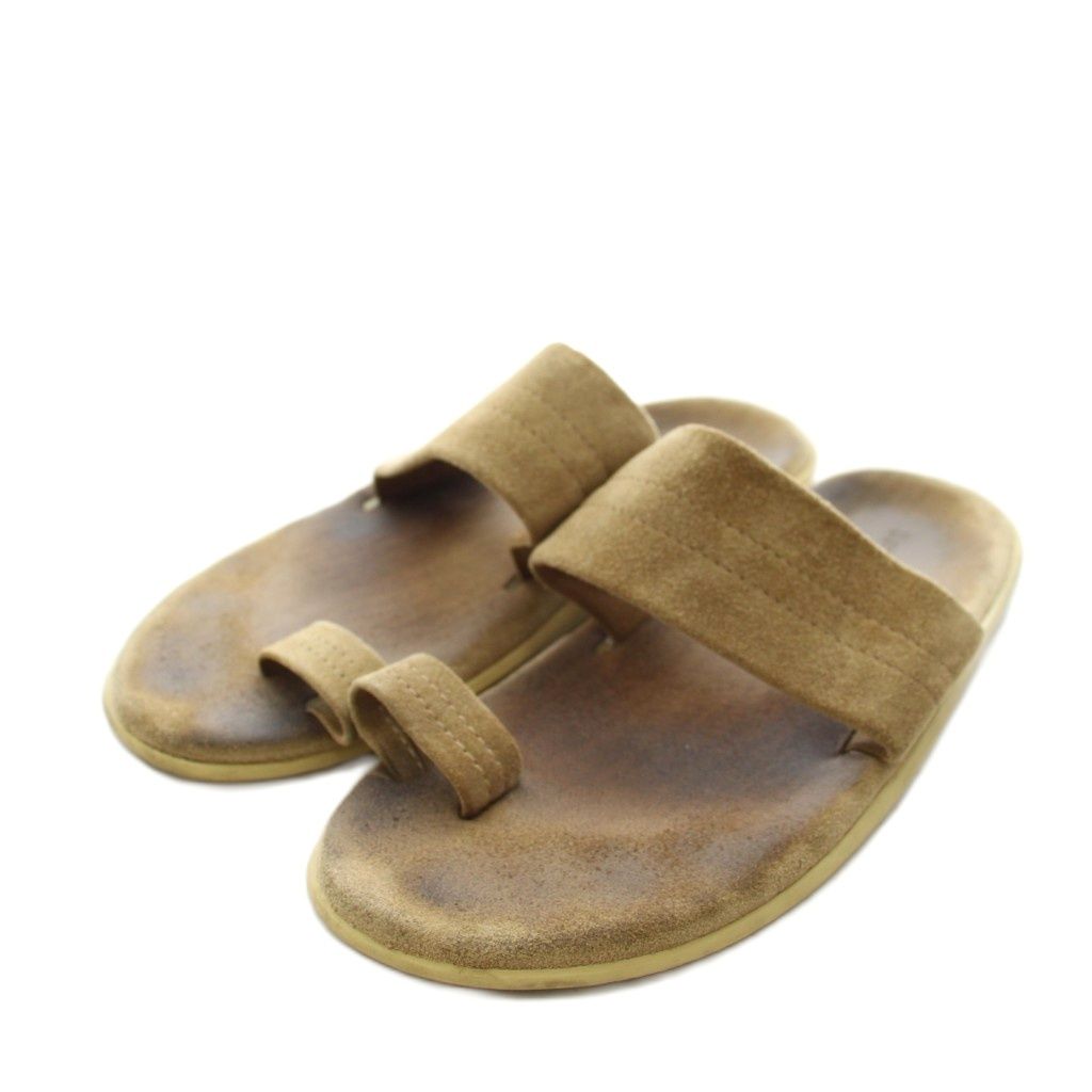  SLIPPER サンダル スエード ベージュ系 アイランドスリッパ ISLAND SLIPPER サンダル スエード 9 ベージュ /AN