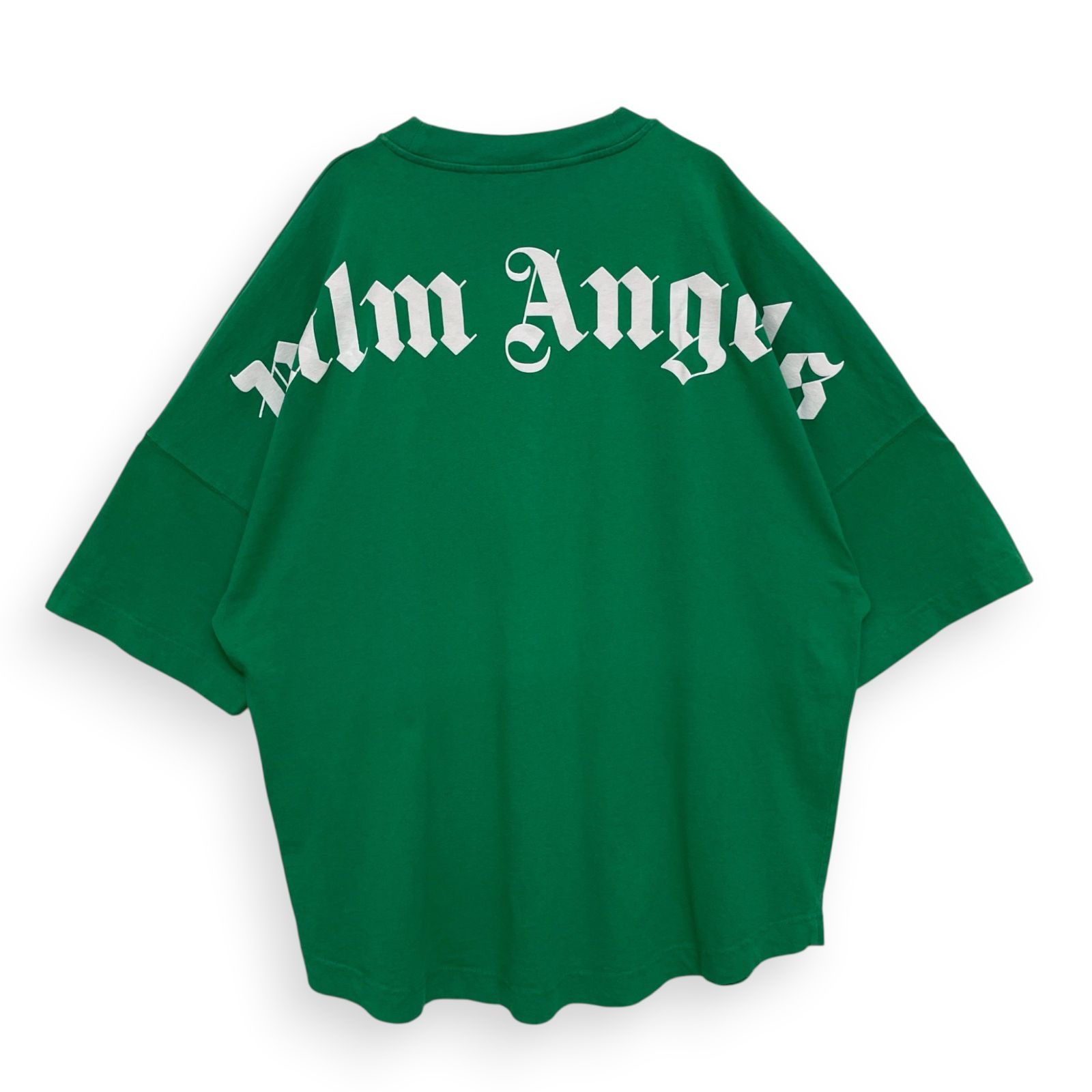 Palm Angels Tシャツ グリーン Lサイズ BTS Suga 着用 PALM ANGELS パームエンジェルス Tシャツ グリーン BTS Suga 着用同