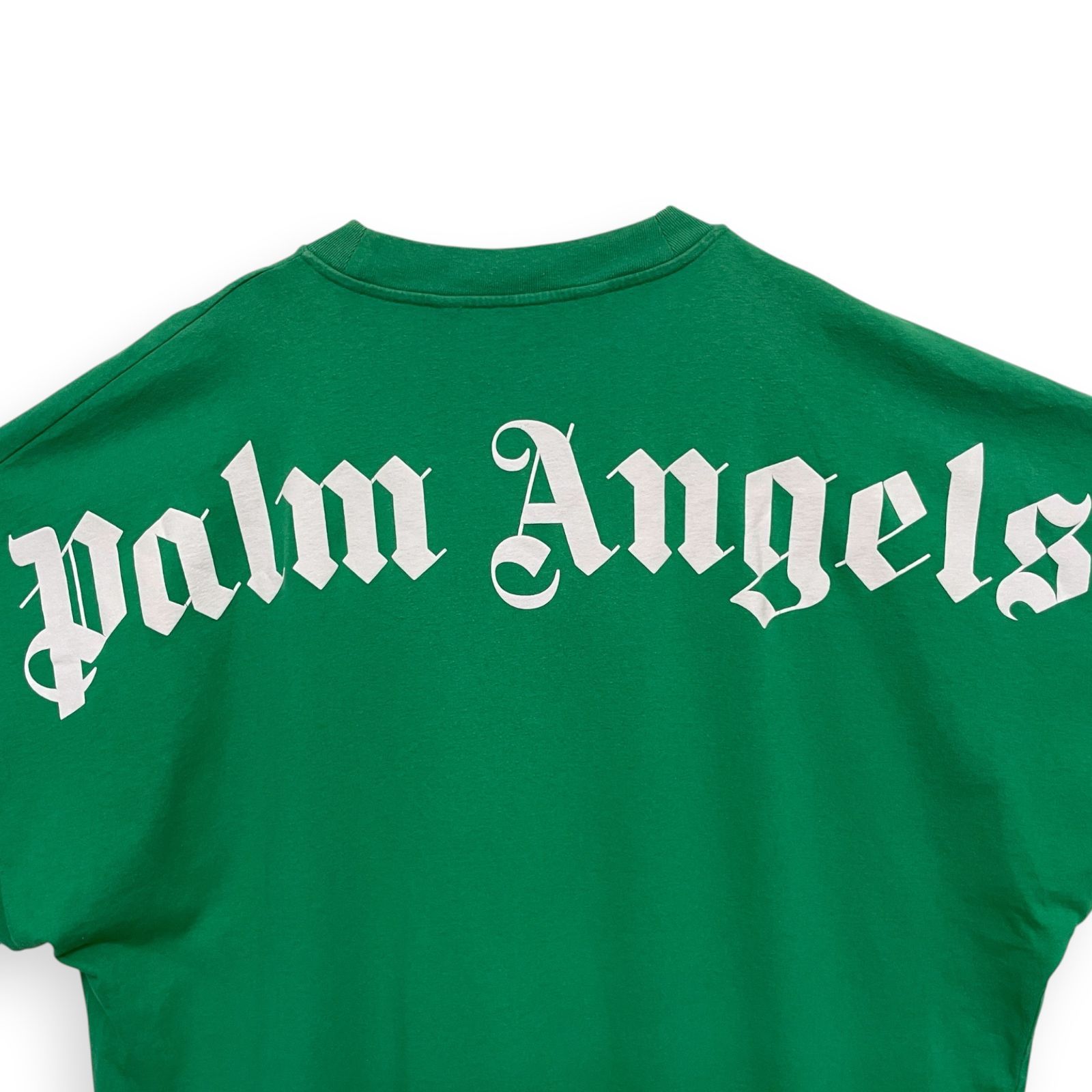 Palm Angels Tシャツ グリーン Lサイズ BTS Suga 着用 Palm Angels Tシャツ グリーン Lサイズ BTS Suga 着用 PALM ANGELS