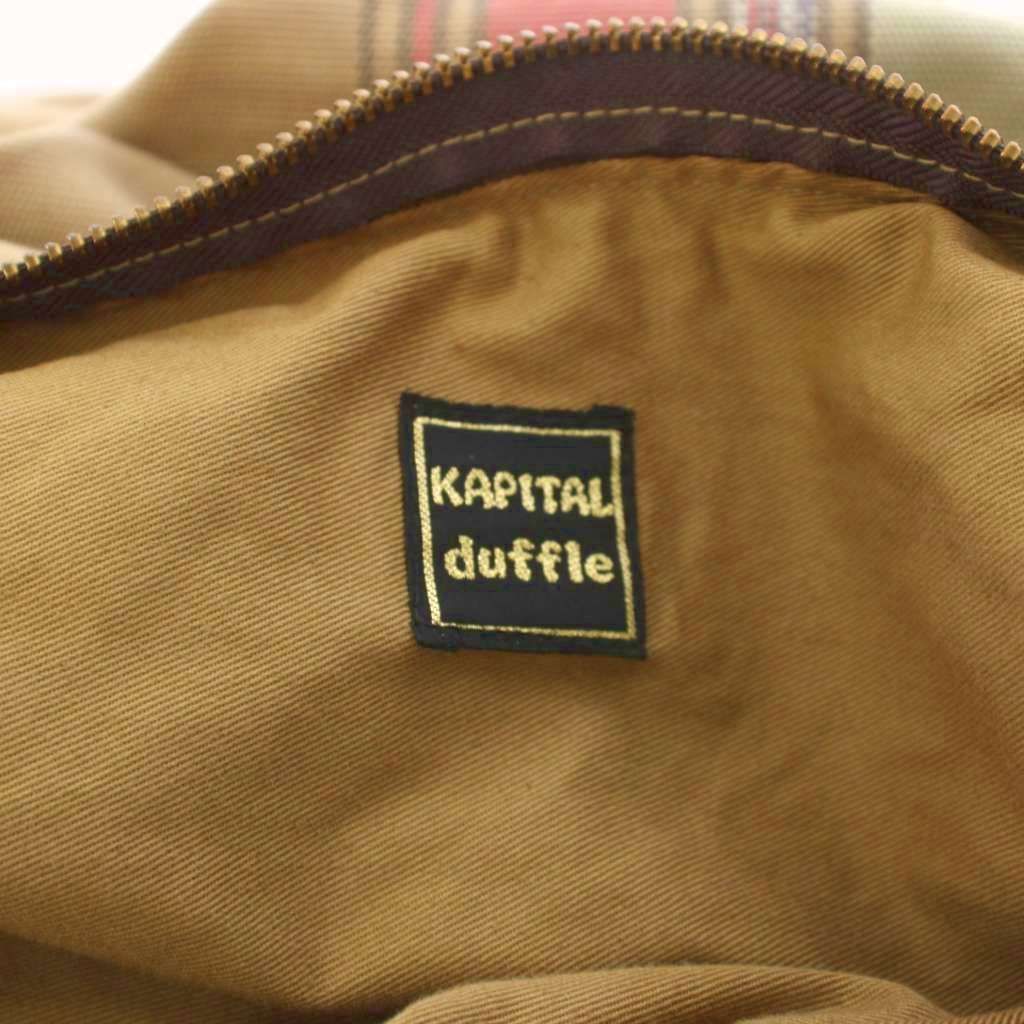 希少 KAPITAL duffle ショルダーバッグ キャピタル kapital duffle ショルダーバッグ マルチストライプ