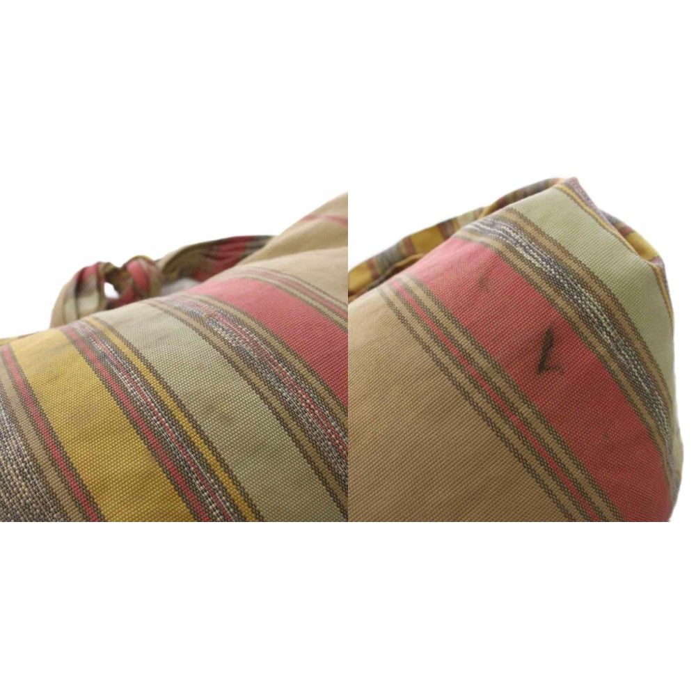 キャピタル kapital duffle ショルダーバッグ マルチストライプ