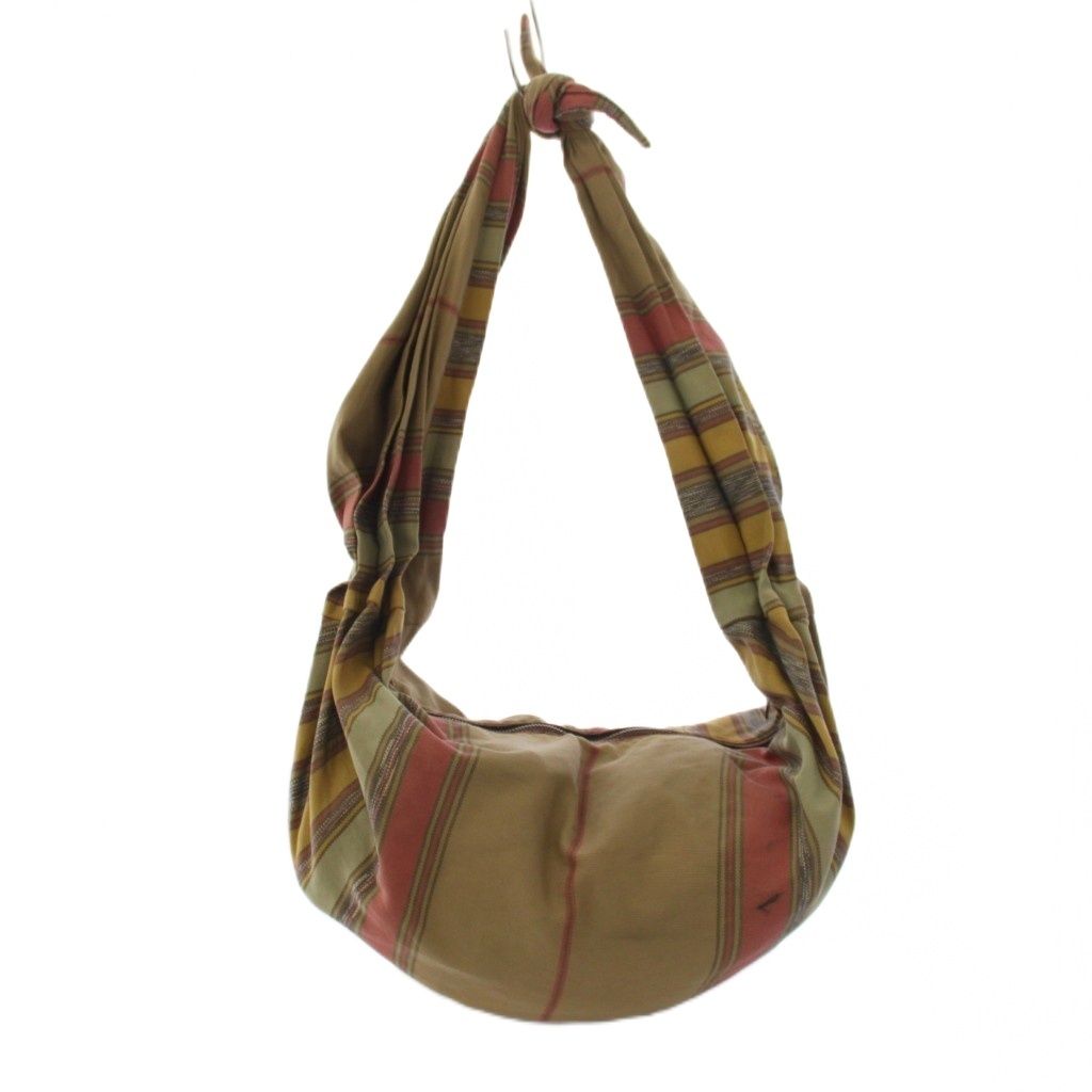 キャピタル kapital duffle ショルダーバッグ マルチストライプ