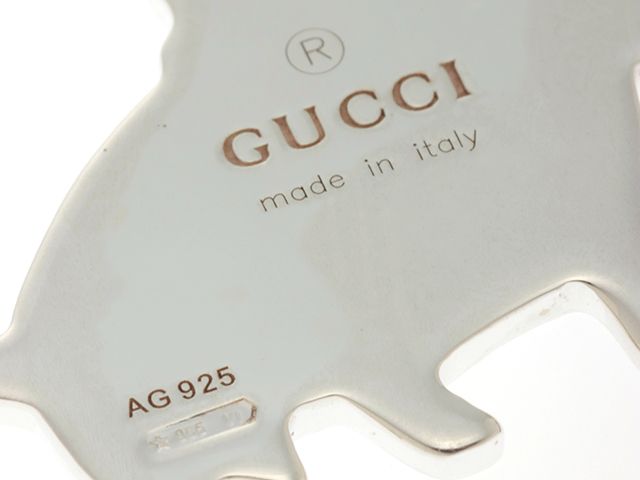 GUCCI グッチ フレンチブルドッグNC/SV/7.7g ネックレス シルバー925