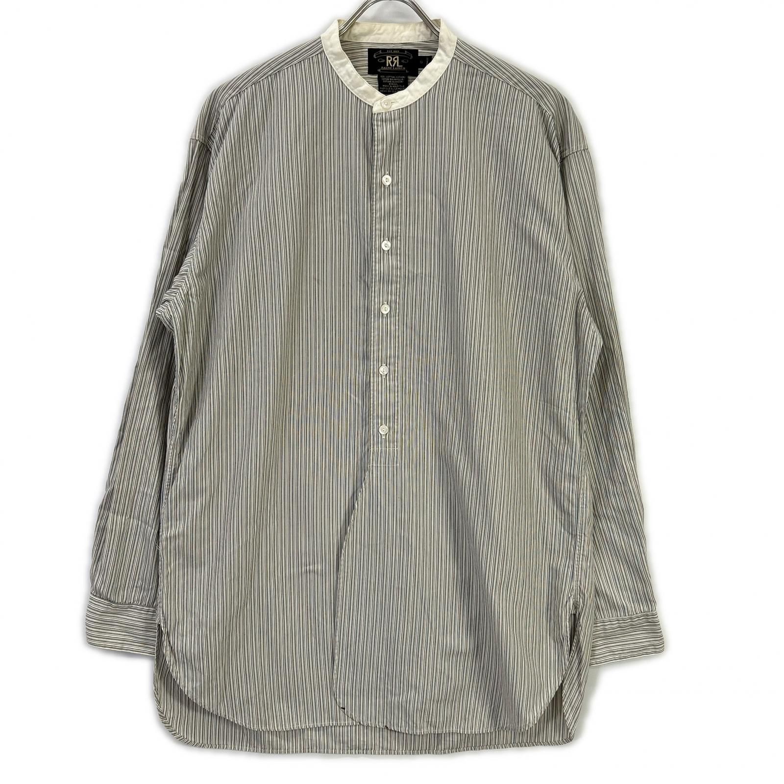 RRL ダブルアールエル 90s 三ツ星タグ ストライプシャツ s - メルカリ