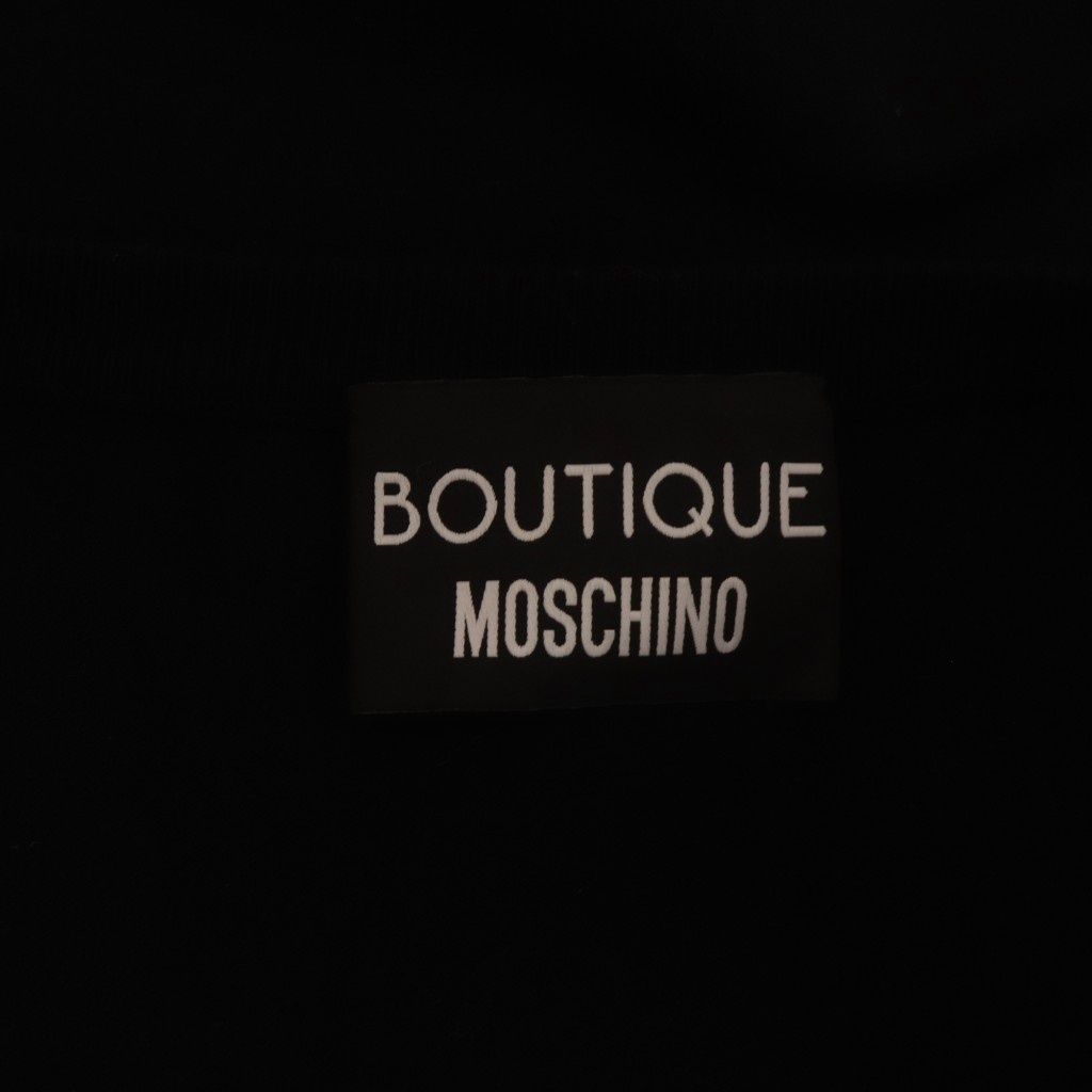 モスキーノ MOSCHINO ブティック BOUTIQUE カーディガン 黒 ブラック