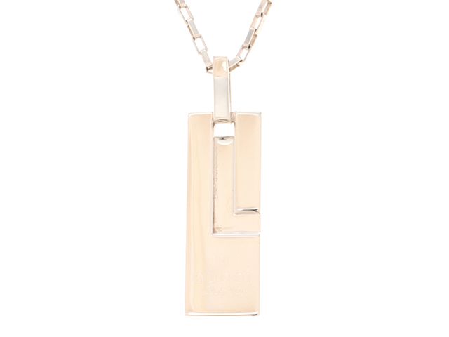 GUCCI グッチ GプレートNC/SV/15.2g ネックレス シルバー925 SV925 シルバー メンズ【中古】437