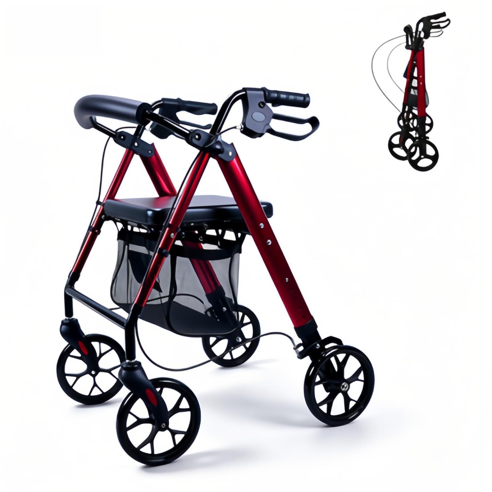 訳アリ】歩行器 折りたたみ 軽量7.3kg コンパクト シルバーカー 多機能 