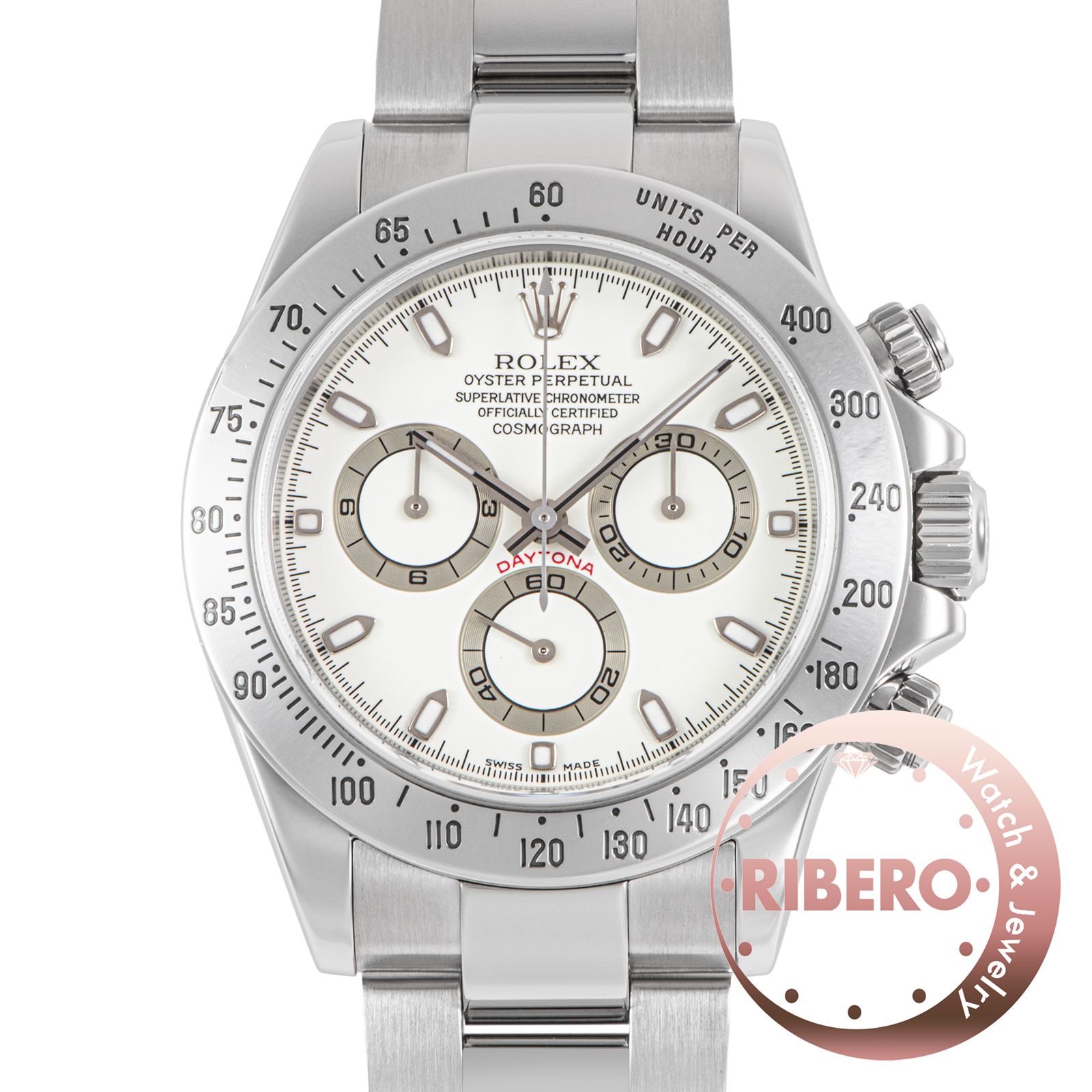 ROLEX ロレックス デイトナ 116520 K番 アイボリー ステンレススチール【中古】