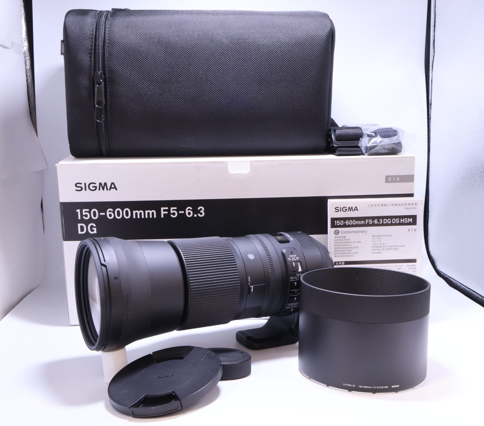 【美品】SIGMA 150-600mm F5-6.3 DG OS HSM ニコン Fマウント ズーム 超望遠 フルサイズ 一眼レフ用 Contemporary