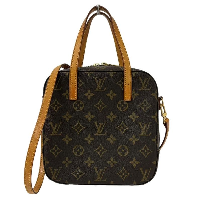 LOUIS VUITTON ルイヴィトン スポンティーニ  M47500 ブラウン モノグラム ハンドバッグ レディース 【中古】 22607K270