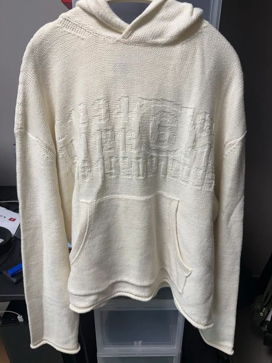 23fw メゾンマルジェラ MM6 Maison Margiela エムエムシックス メゾン マルジェラ ニット フーディー Lサイズ