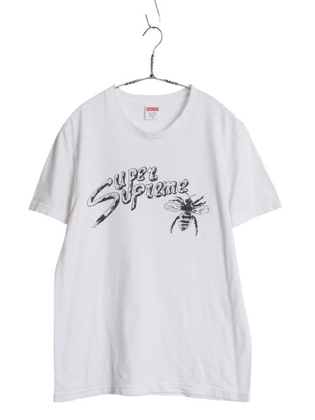 17SS USA製 シュプリーム アート イラスト プリント Tシャツ メンズ M 古着 ハチ グラフィック ヘビーウェイト コットン ボックス ロゴ 白 5,976円