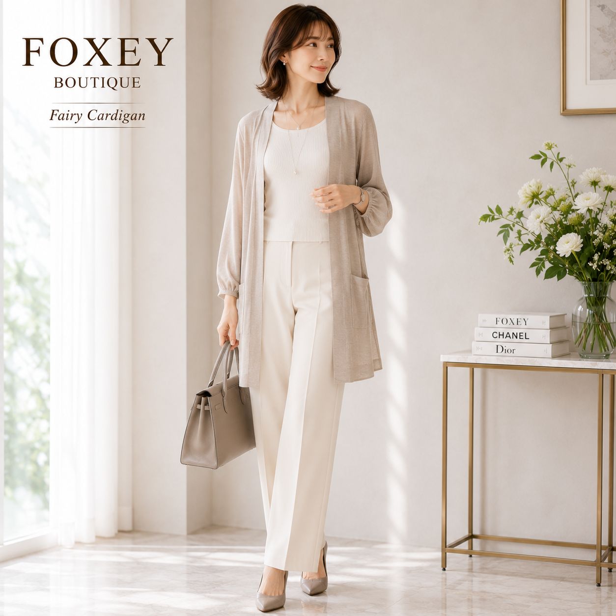 サラリと羽織る】FOXEY BOUTIQUE / フォクシーブティック フェアリー
