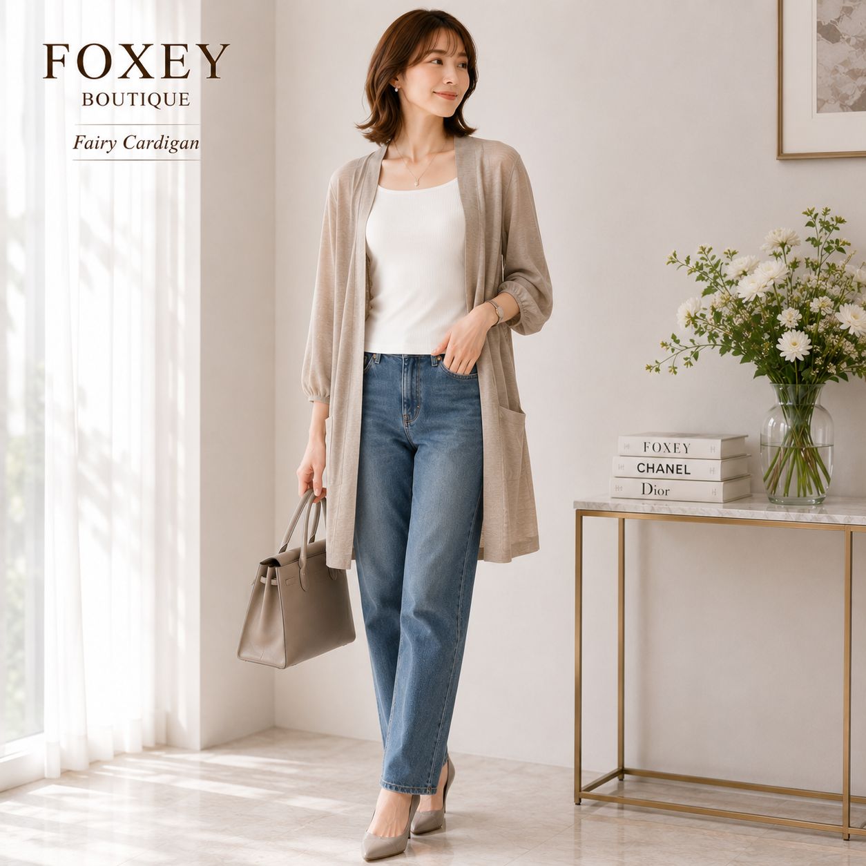サラリと羽織る】FOXEY BOUTIQUE / フォクシーブティック フェアリー