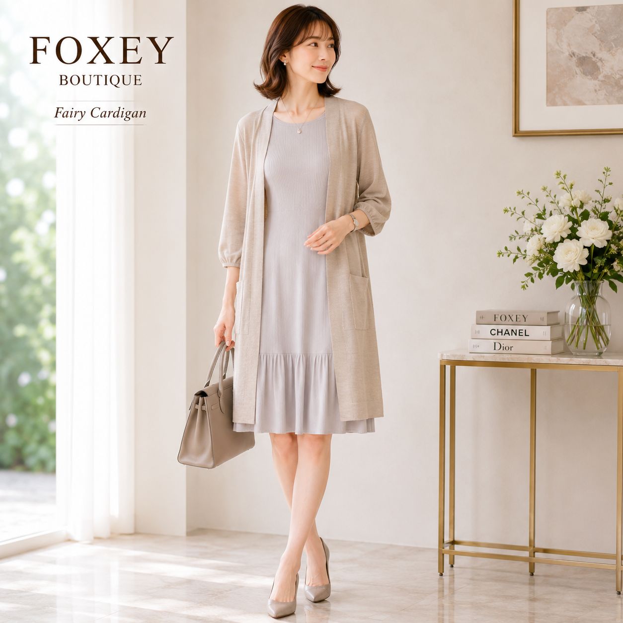 サラリと羽織る】FOXEY BOUTIQUE / フォクシーブティック フェアリー