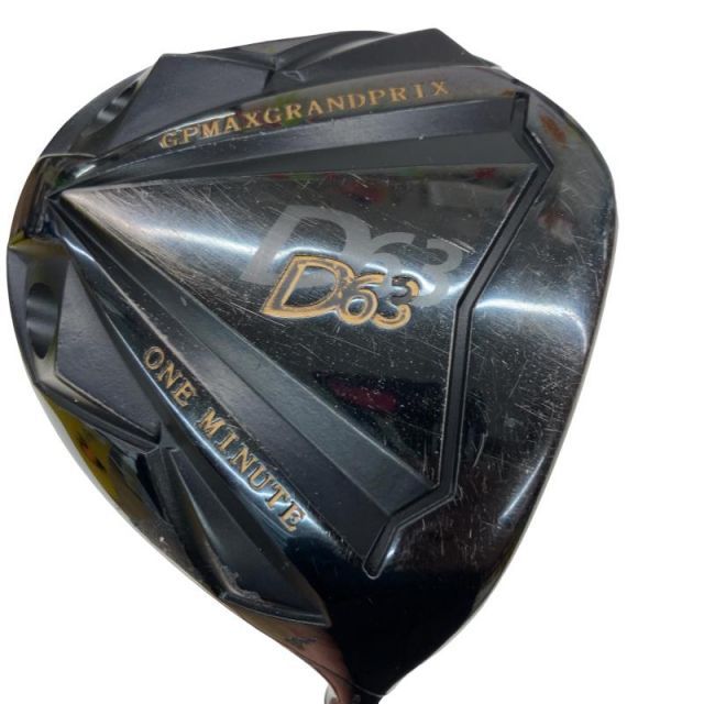【中古】 グランプリ GP MAX ONE MINUTE D63 1W ドライバー DR リシャフト (フレックスその他) メンズ 男性用 右利き 右用 Cランク ゴルフクラブ