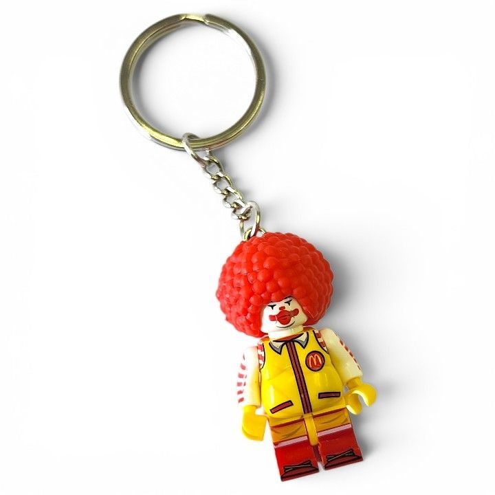 マクドナルド ロナルド ブロックキーホルダー LEGO風 互換 - メルカリ