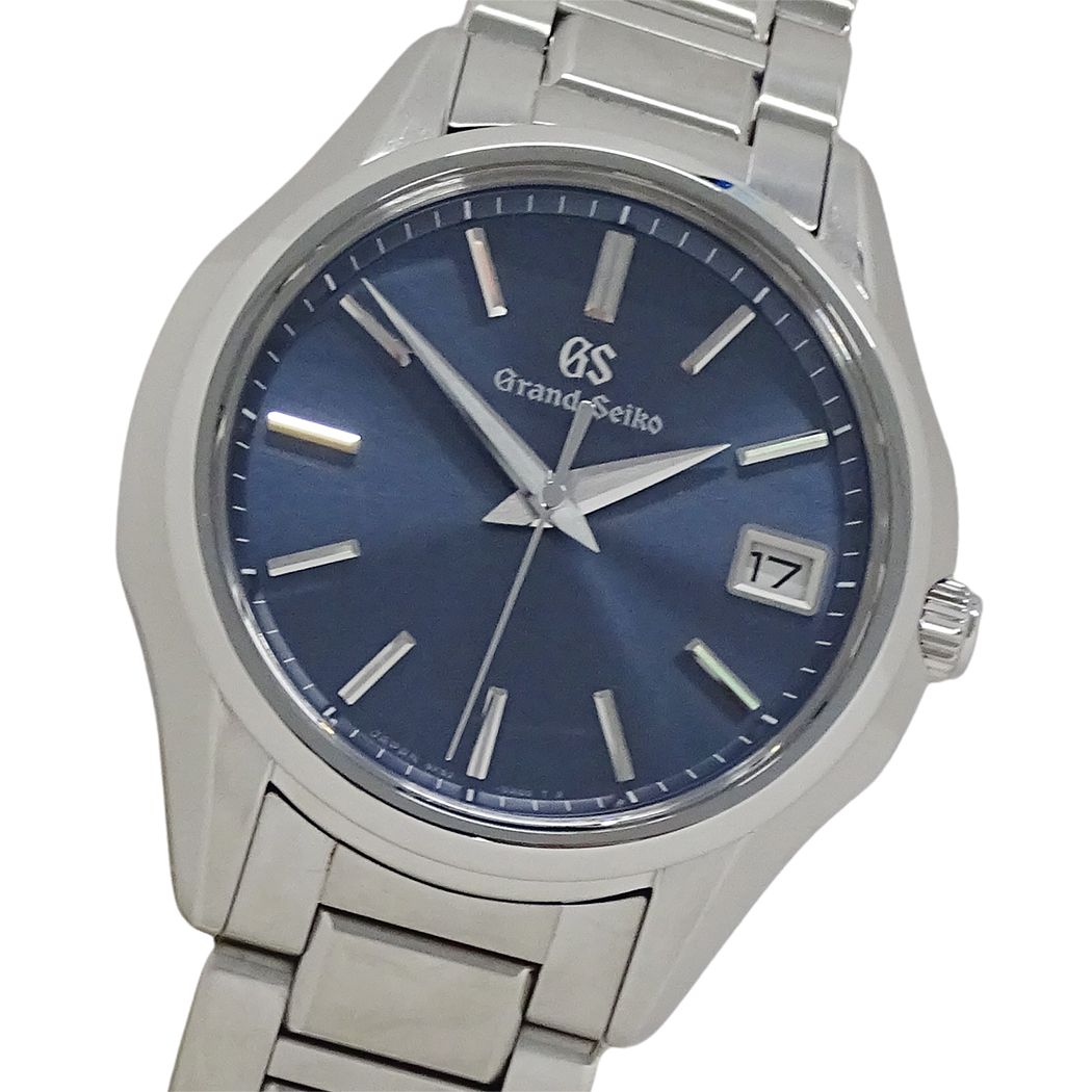 グランドセイコー GRAND SEIKO GS ヘリテージ 9F82-0AD0 SBGV235 時計 メンズ ブランド デイト クオーツ QZ ステンレス SS シルバー ブルー 磨き済み 【中古】 グランドセイコー GRAND SEIKO GS ヘリテージ 9F82-0AD0 SBGV235 時計
