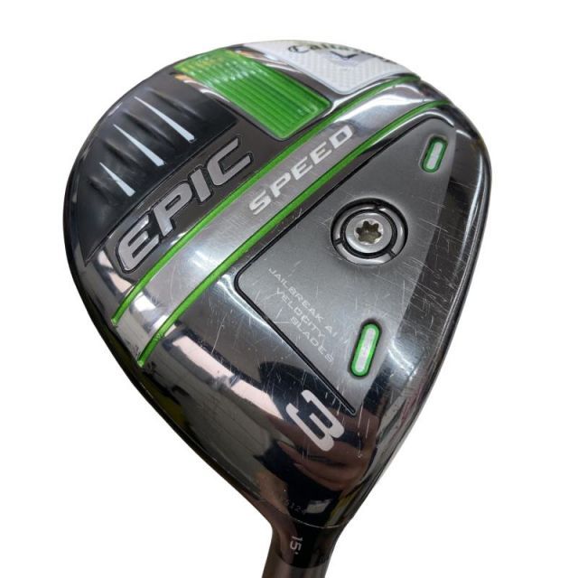 【中古】 キャロウェイ EPIC SPEED 3W フェアウェイウッド FW 純正特注シャフト (フレックスS) メンズ 男性用 右利き 右用 Cランク ゴルフクラブ