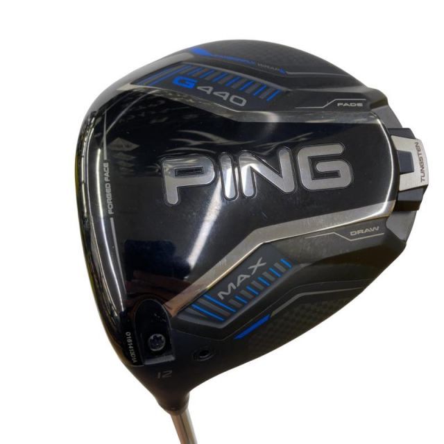 【中古】 ピン G440 MAX 12° レフティ ドライバー DR 純正特注シャフト (フレックスS) メンズ 男性用 左利き レフティ 左用 Cランク ゴルフクラブ