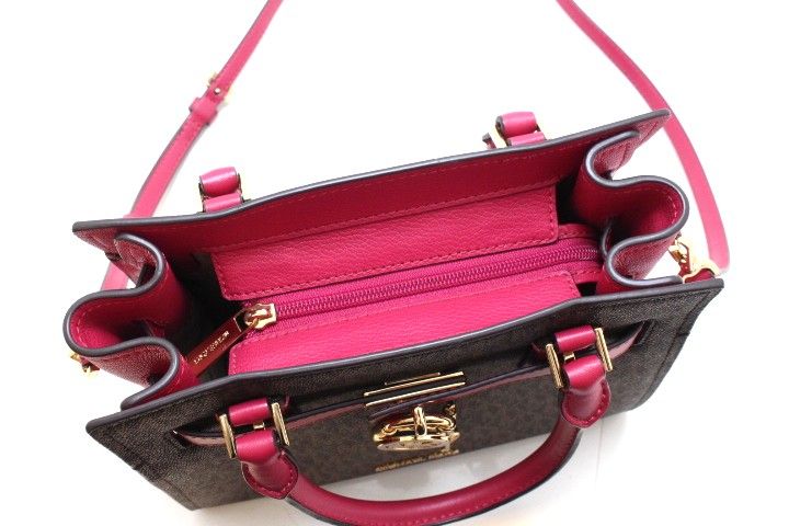 Michael Kors マイケルコース MKシグネチャー 2WAYバッグ ダーク 