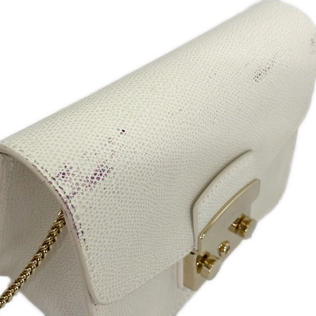 FURLA(フルラ) ショルダーバッグ メトロポリス アイボリー×ゴールド 