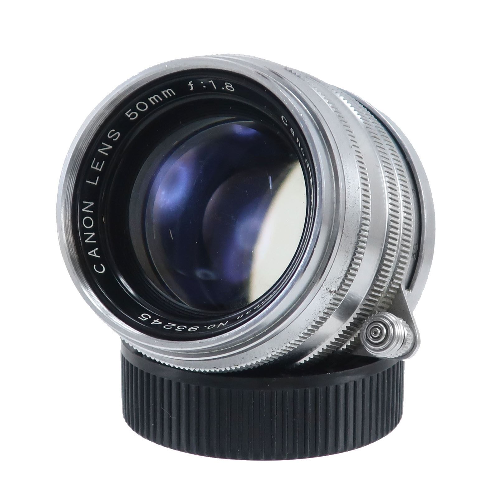 canon】キヤノン Serenar 50mm F1.8 I L39 シルバー _ 交換レンズ