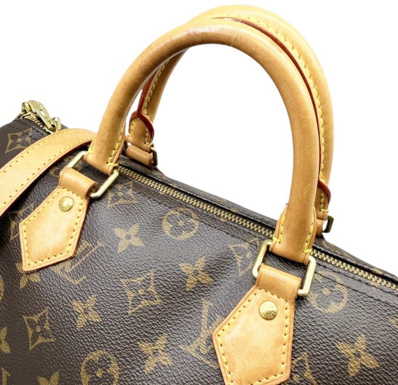 中古】LOUIS VUITTON ルイ ヴィトン モノグラム スピーディ30 バンド