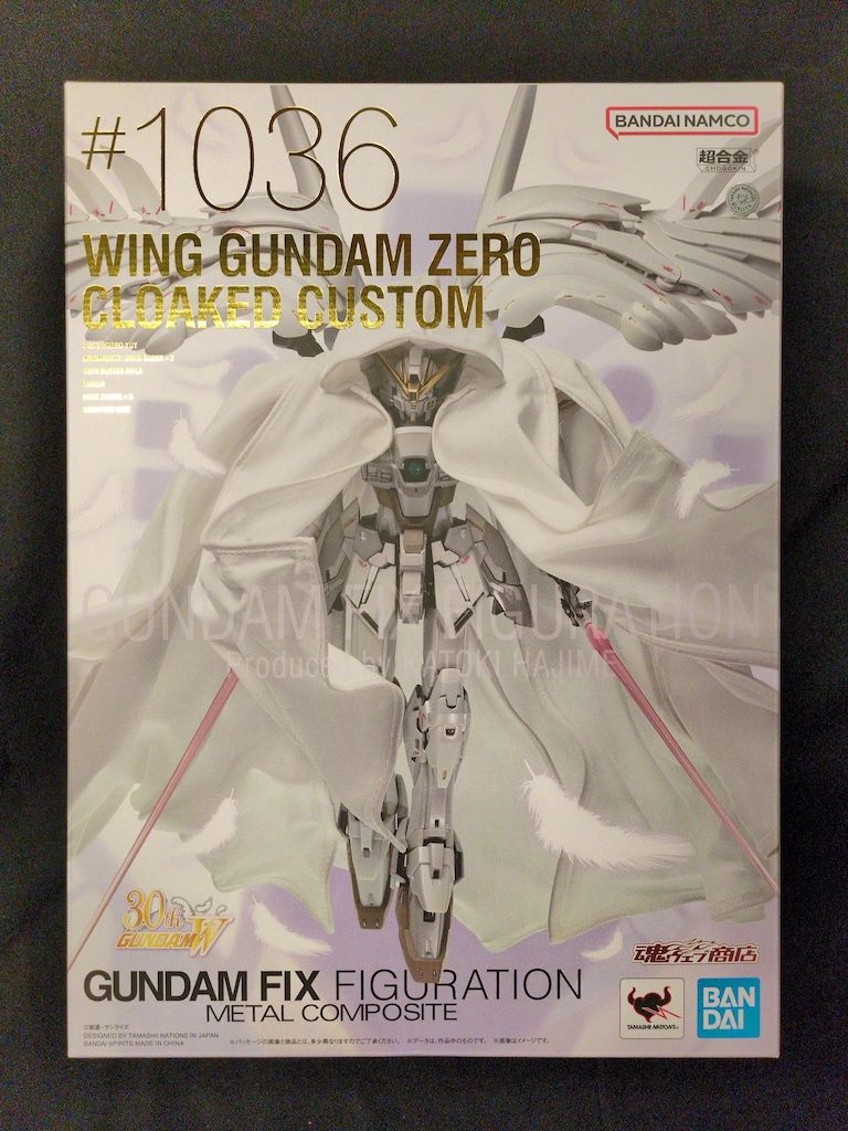 BANDAI SPIRITS GUNDAM FIX FIGURATION METAL COMPOSITE GUNDAM W 30th ウイングガンダムゼロ クロークドカスタム ＃1036