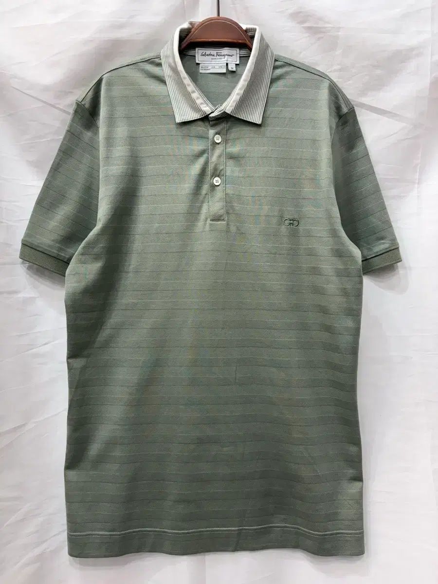 正規品) FERRAGAMO フェラガモ メンズ カラーTシャツ M/95サイズ